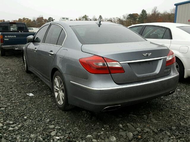 KMHGC4DD1EU262020 - 2014 HYUNDAI GENESIS 3. GRAY photo 3