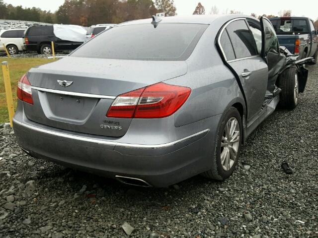 KMHGC4DD1EU262020 - 2014 HYUNDAI GENESIS 3. GRAY photo 4