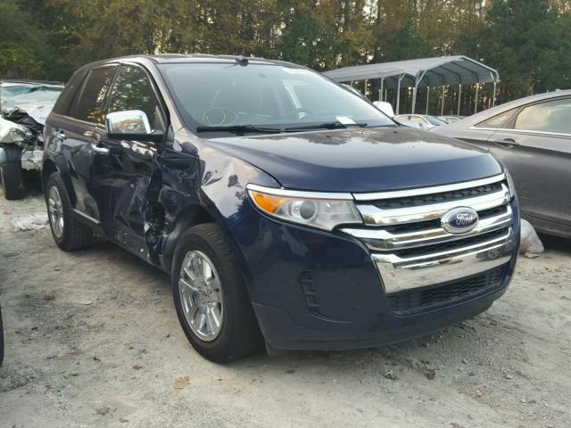 2FMDK3GC7BBA57564 - 2011 FORD EDGE SE BLUE photo 1