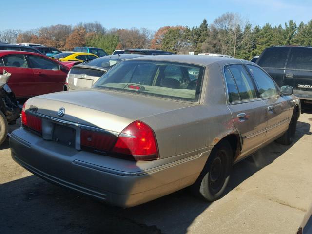 2MEFM74WXXX631872 - 1999 MERCURY GRAND MARQ TAN photo 4