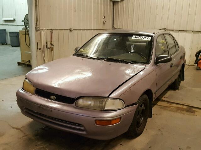 1Y1SK5268VZ412649 - 1997 GEO PRIZM BASE PURPLE photo 2