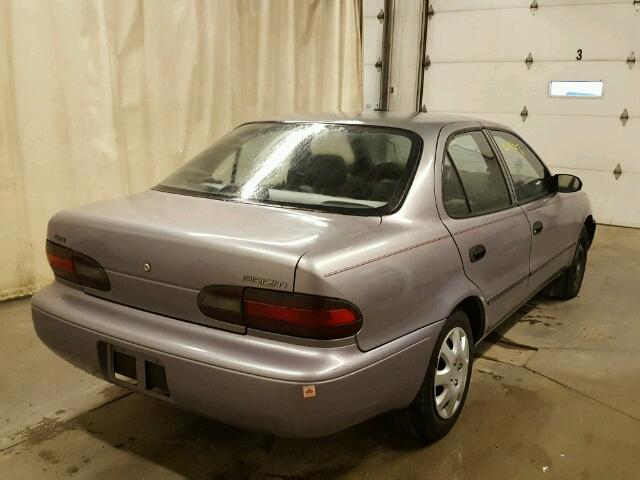 1Y1SK5268VZ412649 - 1997 GEO PRIZM BASE PURPLE photo 4