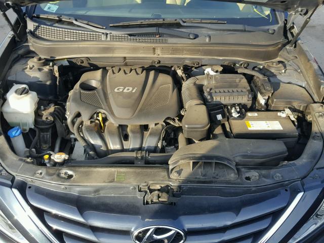 5NPEB4AC6DH673948 - 2013 HYUNDAI SONATA GLS BLACK photo 7