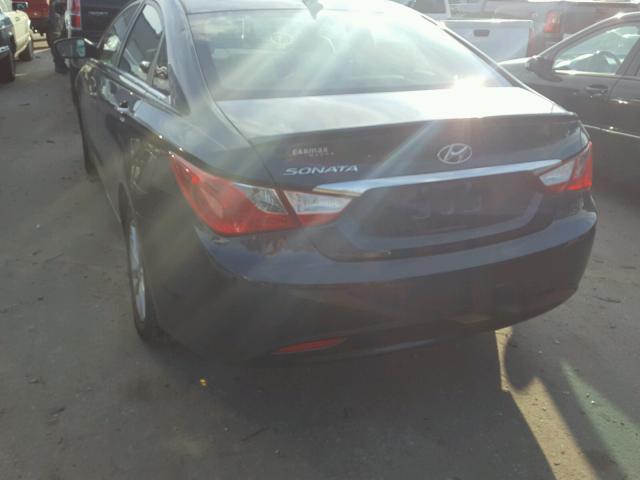 5NPEB4AC6DH673948 - 2013 HYUNDAI SONATA GLS BLACK photo 9