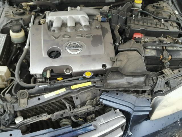 JN1DA31A52T324072 - 2002 NISSAN MAXIMA GLE BLUE photo 7