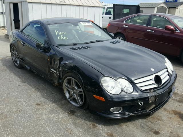 WDBSK71F97F129438 - 2007 MERCEDES-BENZ SL 550 BLACK photo 1