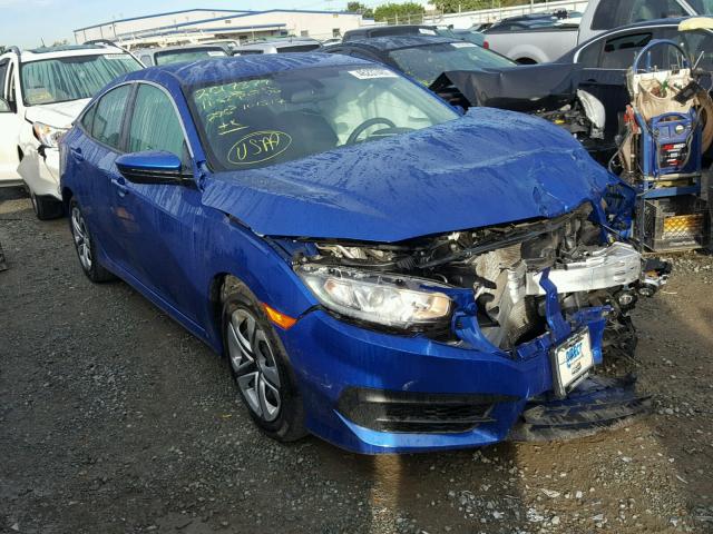 2HGFC2F59GH562034 - 2016 HONDA CIVIC LX BLUE photo 1