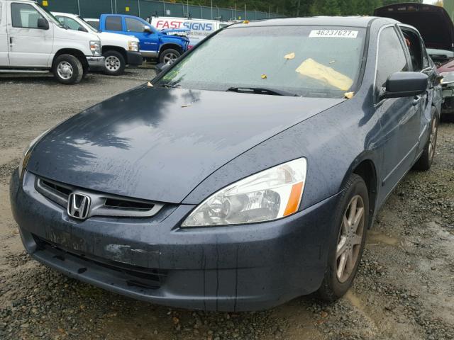 1HGCM66583A030046 - 2003 HONDA ACCORD BLUE photo 2