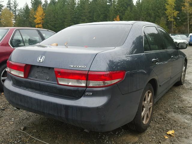 1HGCM66583A030046 - 2003 HONDA ACCORD BLUE photo 4