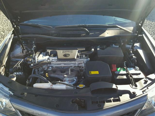 4T1BF1FK7CU196209 - 2012 TOYOTA CAMRY BASE BLACK photo 7