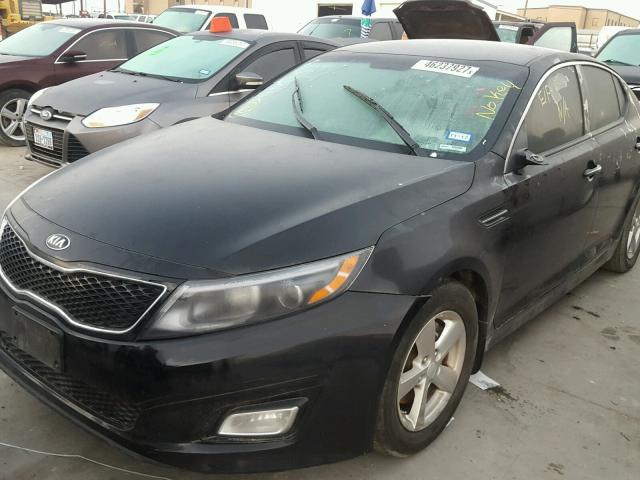 5XXGM4A76FG508437 - 2015 KIA OPTIMA LX BLACK photo 2