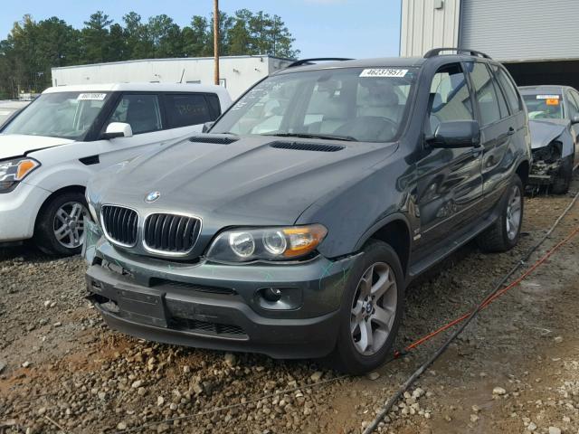 5UXFA13554LU44546 - 2004 BMW X5 3.0I GRAY photo 2