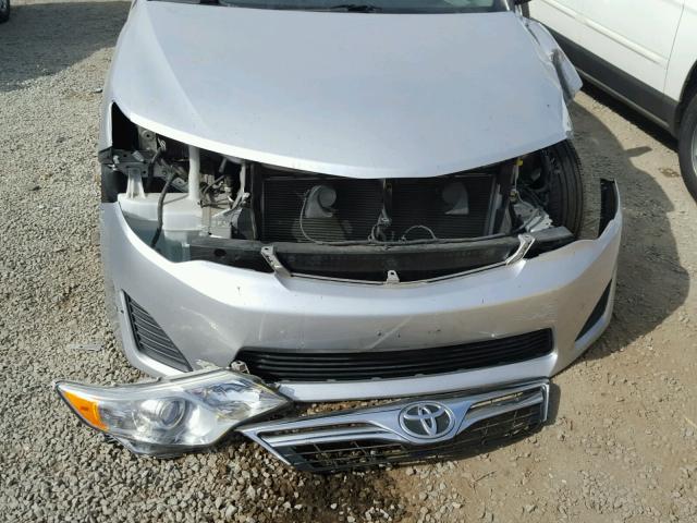 4T4BF1FK9DR296514 - 2013 TOYOTA CAMRY L SILVER photo 9