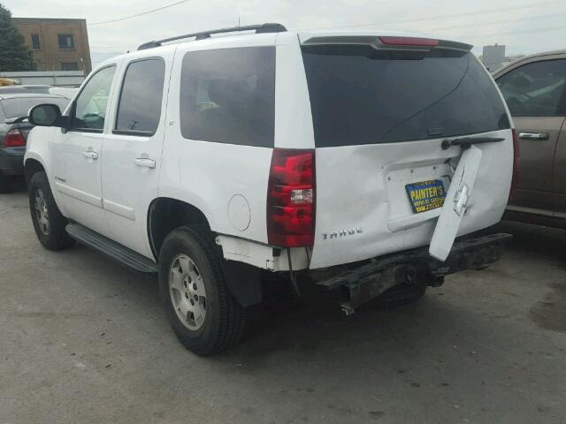 1GNFK13057R189327 - 2007 CHEVROLET TAHOE K150 WHITE photo 3