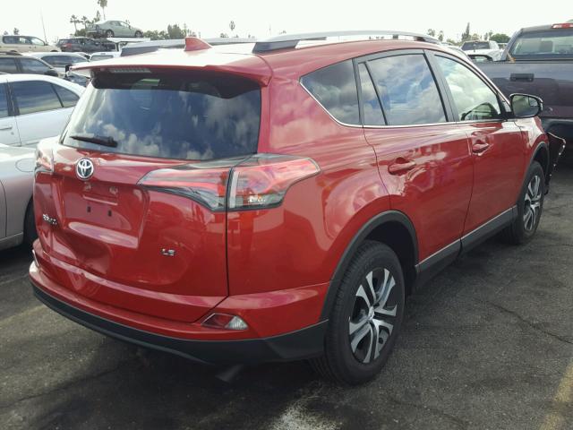 JTMZFREV5HJ133339 - 2017 TOYOTA RAV4 LE Qırmızı foto 4