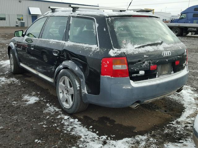 WA1YD64B33N057512 - 2003 AUDI ALLROAD BLACK photo 3