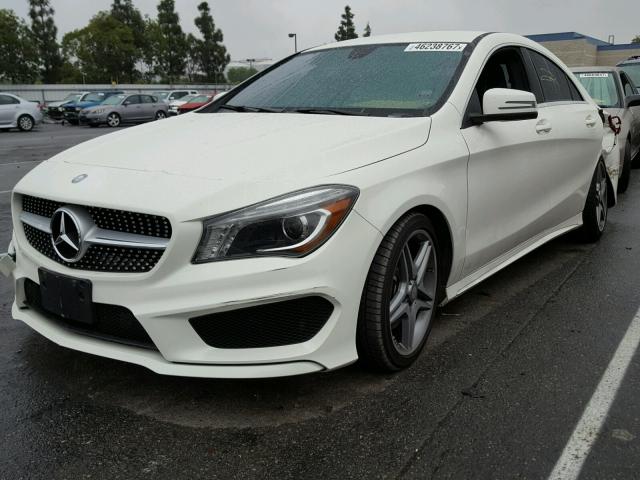 WDDSJ4EB0EN058049 - 2014 MERCEDES-BENZ CLA 250 WHITE photo 2