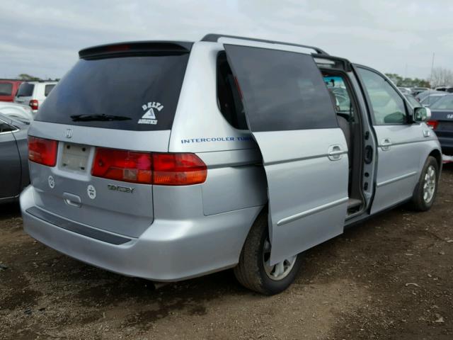 2HKRL18641H008264 - 2001 HONDA ODYSSEY EX SILVER photo 4