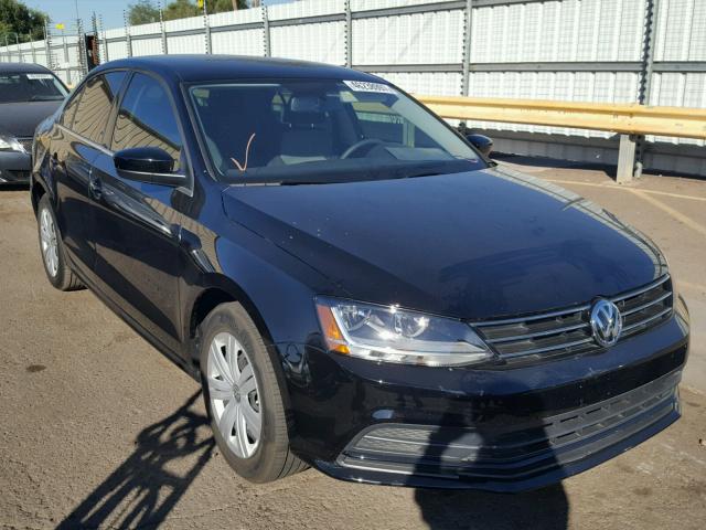 3VW2B7AJ6HM366540 - 2017 VOLKSWAGEN JETTA S BLACK photo 1