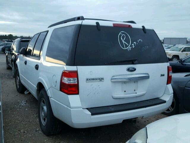 1FMFU16559EB03336 - 2009 FORD EXPEDITION WHITE photo 3