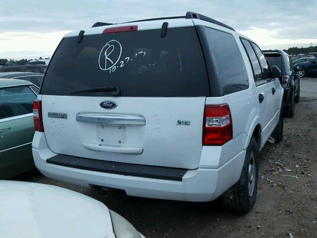 1FMFU16559EB03336 - 2009 FORD EXPEDITION WHITE photo 4