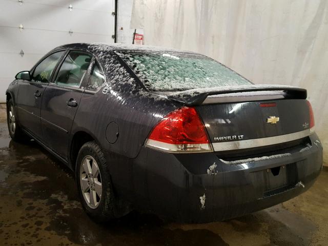 2G1WT55N081318051 - 2008 CHEVROLET IMPALA LT CHARCOAL photo 3