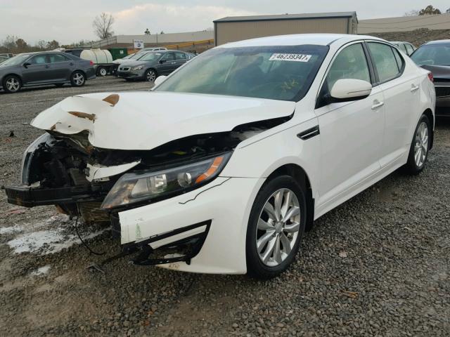 5XXGN4A72FG518931 - 2015 KIA OPTIMA EX WHITE photo 2