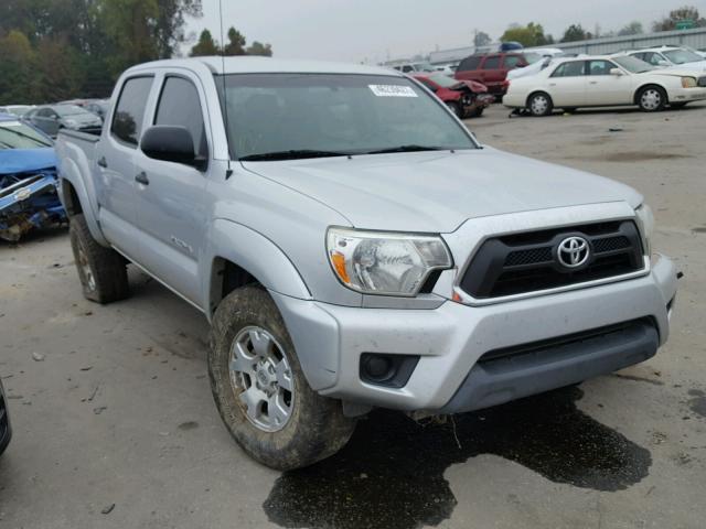 5TFJX4GNXCX012998 - 2012 TOYOTA TACOMA DOU SILVER photo 1