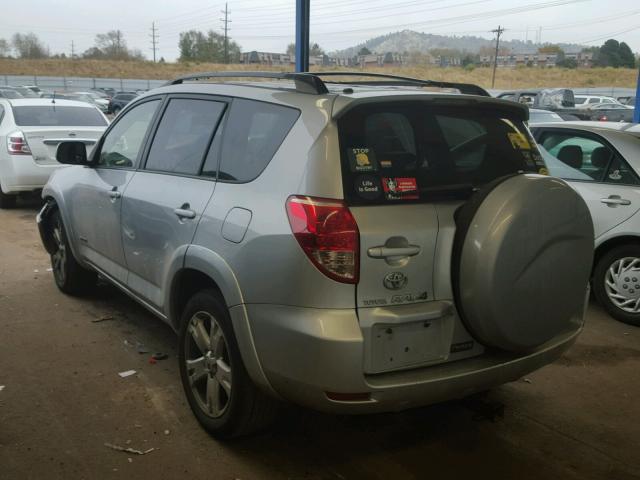 JTMBK32V475017572 - 2007 TOYOTA RAV4 SPORT SILVER photo 3