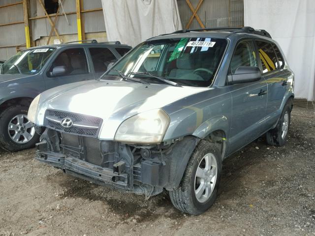 KM8JM12B86U250936 - 2006 HYUNDAI TUCSON GL GREEN photo 2