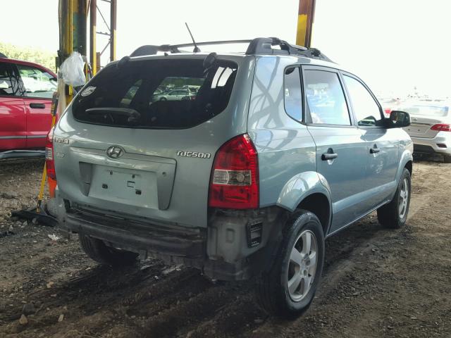 KM8JM12B86U250936 - 2006 HYUNDAI TUCSON GL GREEN photo 4