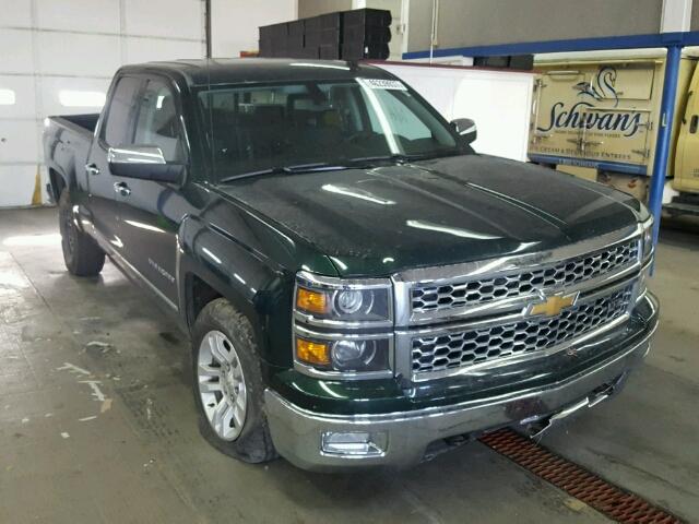 1GCVKSEC5EZ381829 - 2014 CHEVROLET SILVERADO GREEN photo 1