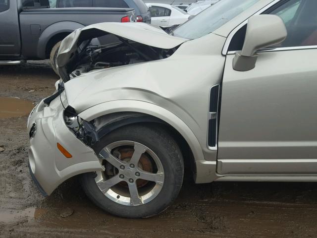 3GNAL3EK5DS534995 - 2013 CHEVROLET CAPTIVA TAN photo 9