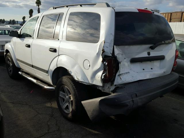 1D4HD38NX6F148559 - 2006 DODGE DURANGO SX WHITE photo 3