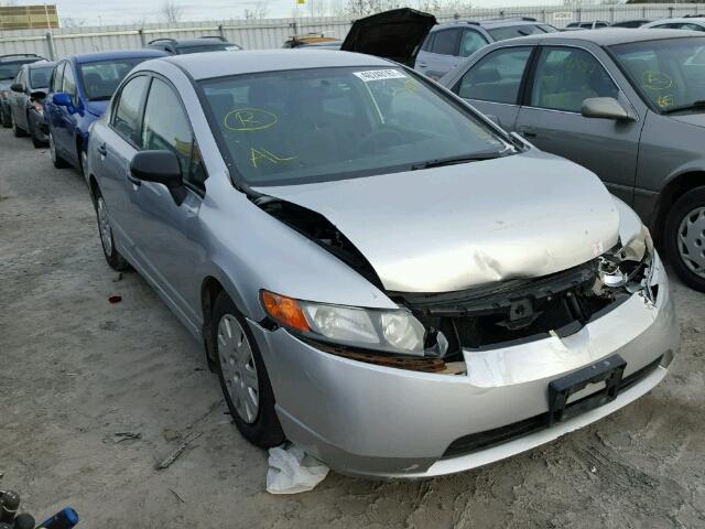 2HGFA16396H032806 - 2006 HONDA CIVIC DX V SILVER photo 1