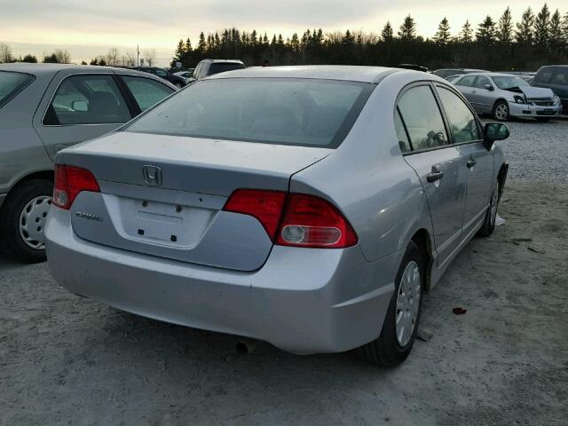 2HGFA16396H032806 - 2006 HONDA CIVIC DX V SILVER photo 4