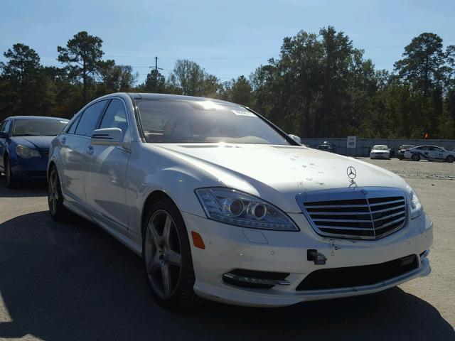 WDDNG7DB7DA533524 - 2013 MERCEDES-BENZ S 550 WHITE photo 1