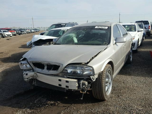 1LNHM86S71Y714267 - 2001 LINCOLN LS TAN photo 2