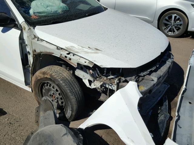 3VW2K7AJ5DM389950 - 2013 VOLKSWAGEN JETTA BASE 白色 照片 9