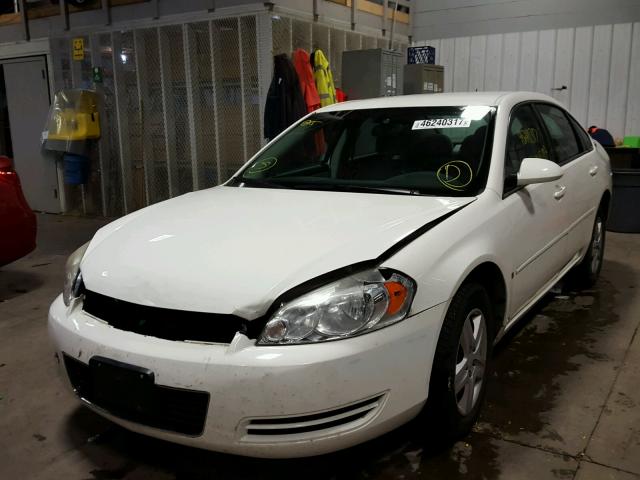 2G1WT58K169330399 - 2006 CHEVROLET IMPALA LT WHITE photo 2