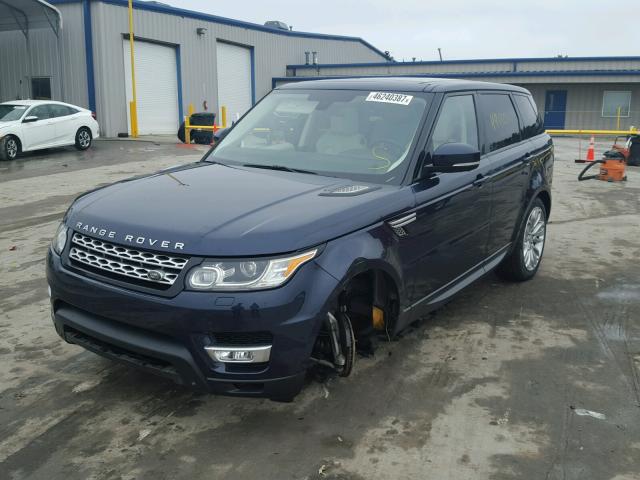 SALWR2WF9EA344279 - 2014 LAND ROVER RANGE ROVE BLUE photo 2