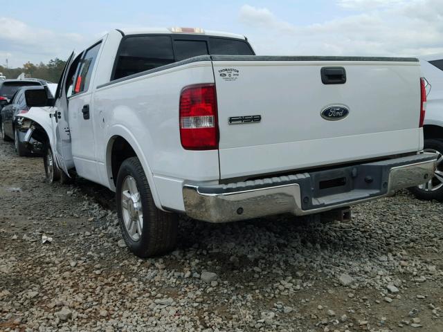 1FTPW12504KC84266 - 2004 FORD F150 SUPER WHITE photo 3