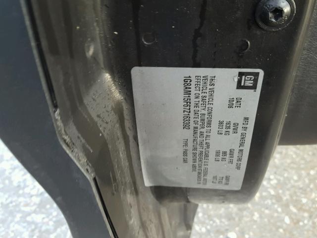 1G8AM15F67Z163392 - 2007 SATURN ION LEVEL GRAY photo 10