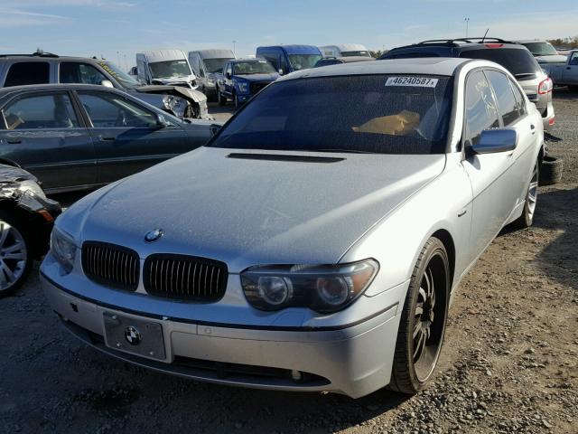 WBAGN63463DR16676 - 2003 BMW 745 LI SILVER photo 2