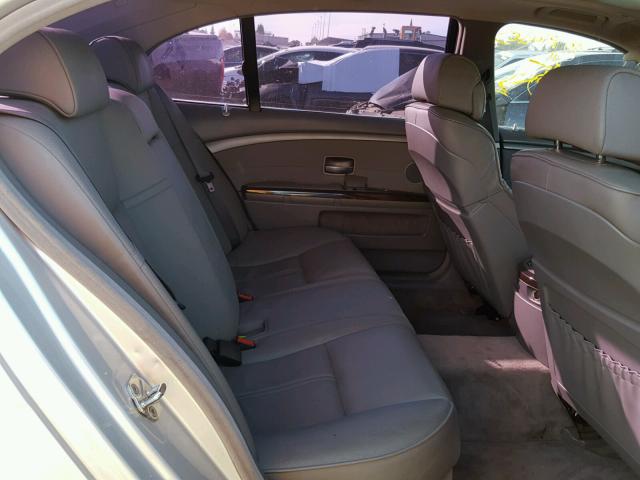 WBAGN63463DR16676 - 2003 BMW 745 LI SILVER photo 6