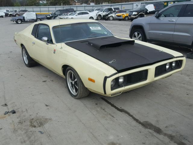 WP29G3A235386 - 1973 DODGE CHARGER YELLOW photo 1