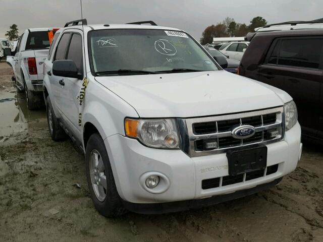 1FMCU9DG0AKB76836 - 2010 FORD ESCAPE XLT WHITE photo 1