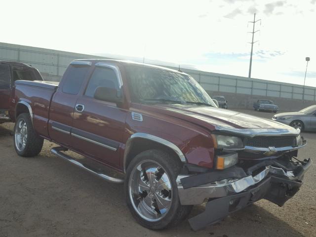 2GCEK19T041300750 - 2004 CHEVROLET SILVERADO MAROON photo 1