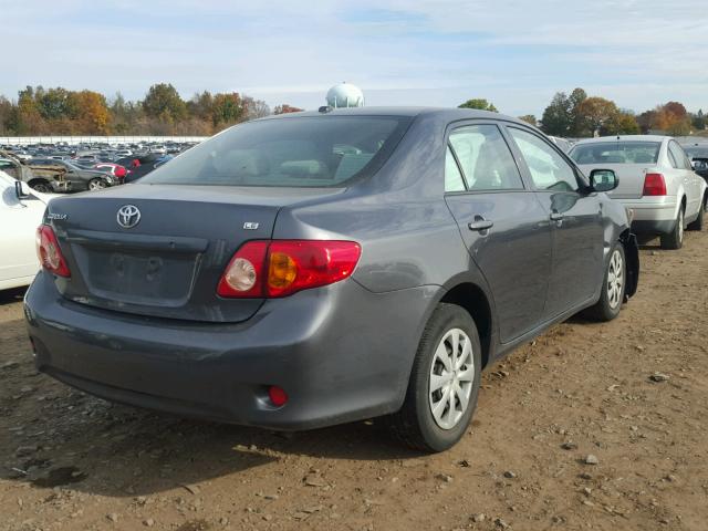 JTDBL40E999078997 - 2009 TOYOTA COROLLA BA GRAY photo 4