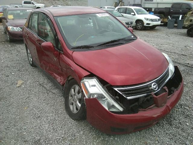 3N1BC1AP5BL482300 - 2011 NISSAN VERSA S RED photo 1